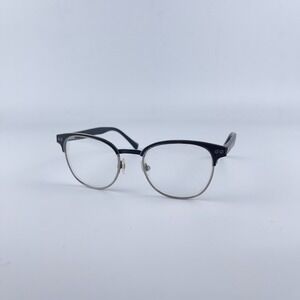 Vivid 393 Men's Eyeglasses Frame Black Plastic Cat Eye Half‎ Rim 49-18-145 mm